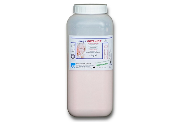 MEGA CRYL HOT 1KG- MEGADENTAL