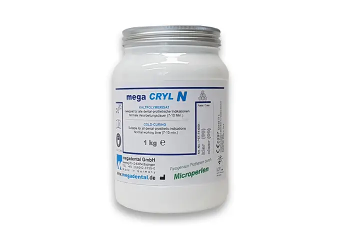 MEGA CRYL N 1KG- MEGADENTAL