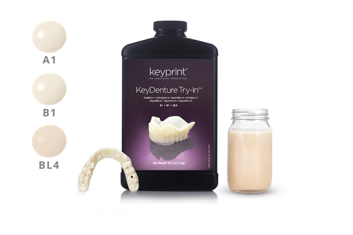 KEYPRINT KEYDENTURE TRY-IN - KEYSTONE