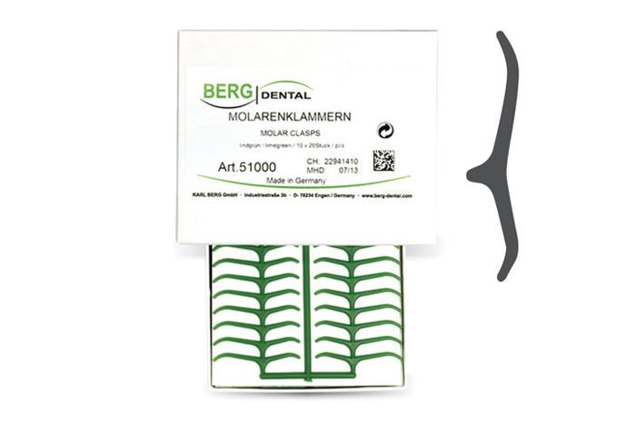 GANCHOS MOLARES - BERG DENTAL