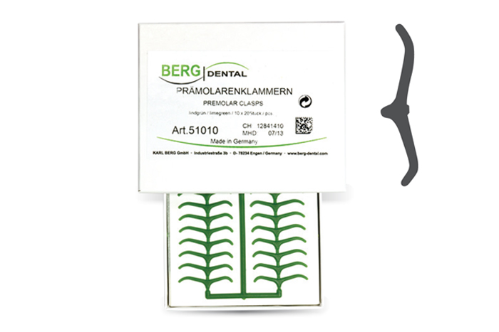 GANCHOS PRÉ-MOLARES - BERG DENTAL
