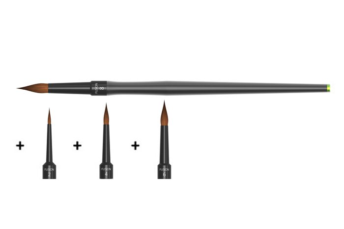FUSION BRUSH 4 IN 1 KIT - HP DENT