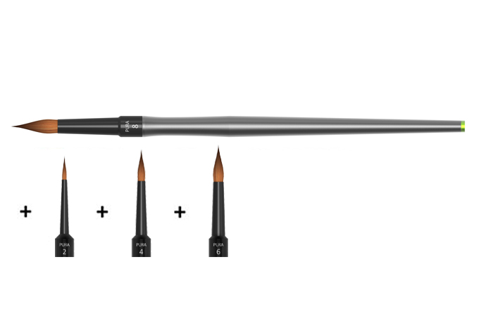 PURA BRUSH 4 IN 1 KIT- HP DENT