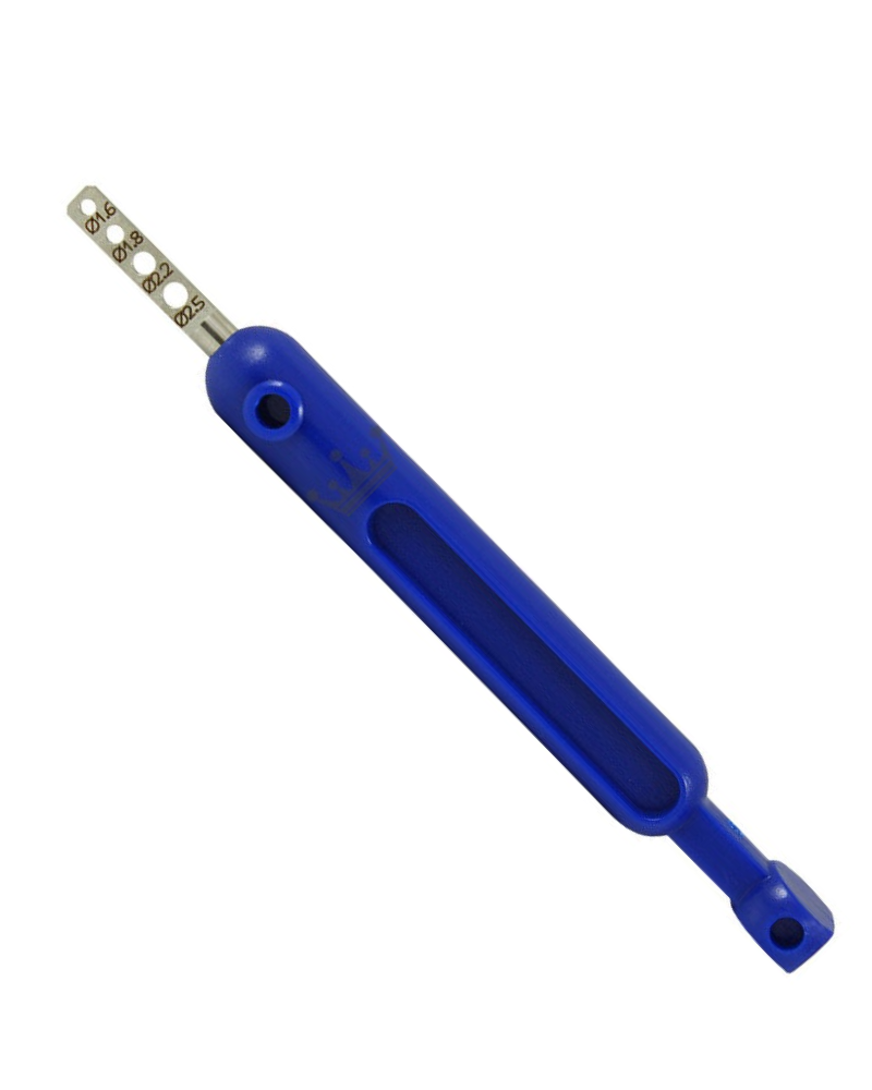 MEDIDOR DE ESFERAS (PARA MEDIR AS ESFERAS DE DIÂMETRO: 1,6-1,8-2,25-2,5mm