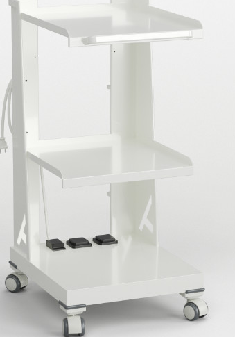 Trolley simples com prateleiras