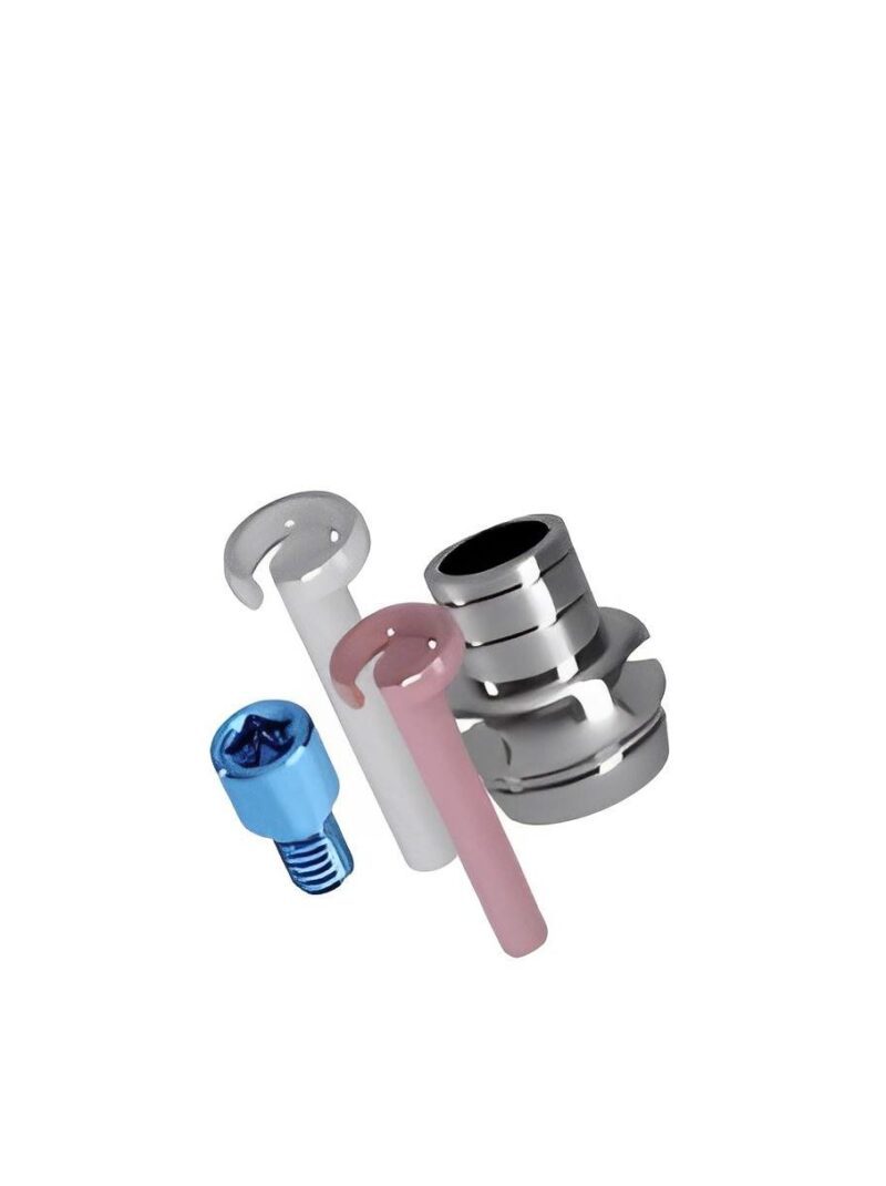 PILAR DE TITÂNIO COM NEGATIVOS PARA ARAME DE TITÂNIO PARA PRÓTESES PROVISÓRIAS