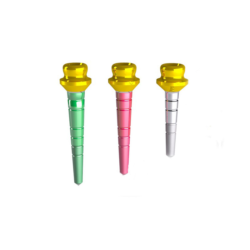 PIVOT OT EQUATOR COM REVESTIMENTO TIN PIVOT DE TITÂNIO COM CABEÇA DE PERFIL BAIXO 7mm