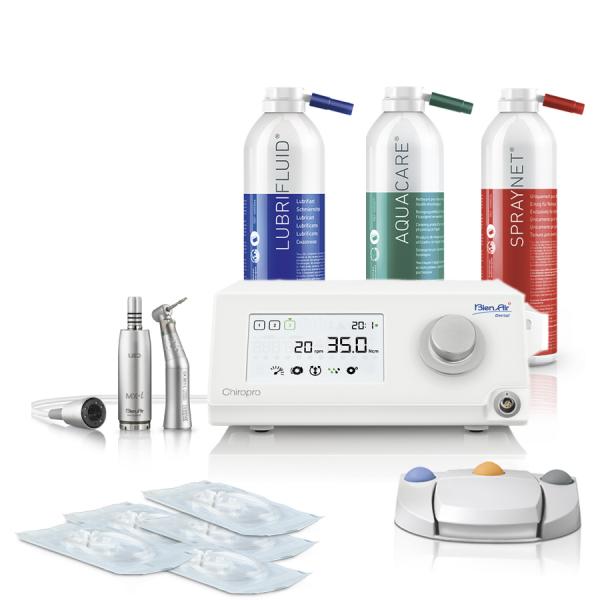 SET CHIROPRO 3RD GEN + CA 20:1 LUZ MS + OFERTA TRIOPACK + 5  LINHAS IRRIGAÇÃO