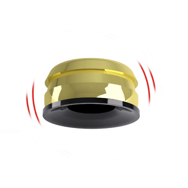 ENCAIXE SMART BOX EM TITÂNIO COM CAPA DE POSICIONAMENTO PRETA