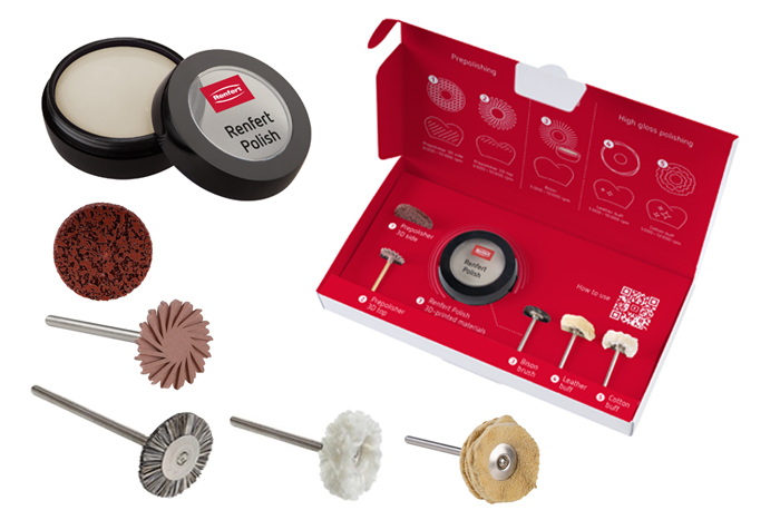POLISH 3D-PRINTED MATERIALS STARTER KIT - RENFERT